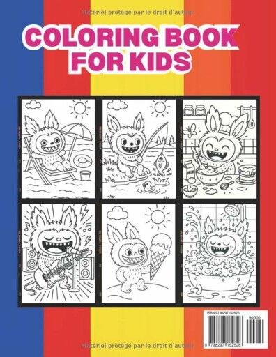Labubu Kleurboek Kawaii
