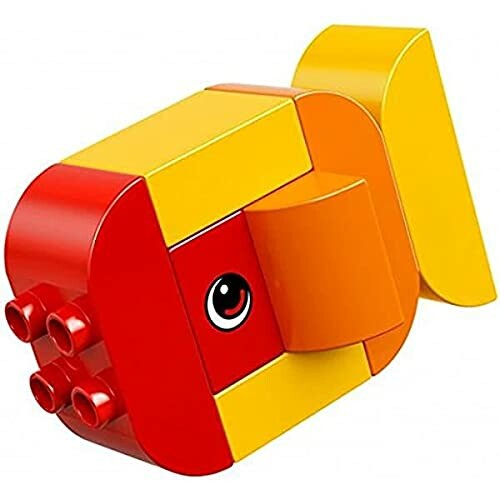 Kleurrijke Duplo vis speelgoed