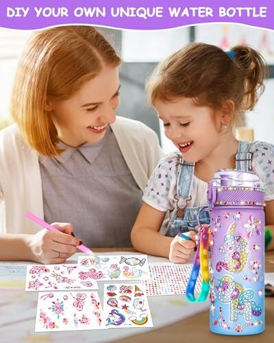DIY Waterfles Set - Eenhoorn