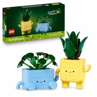 LEGO planten met lachende gezichten