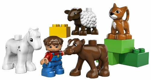 LEGO DUPLO dieren en kindfiguur