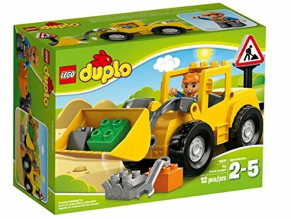 LEGO Duplo bouwset met bulldozer en figuur