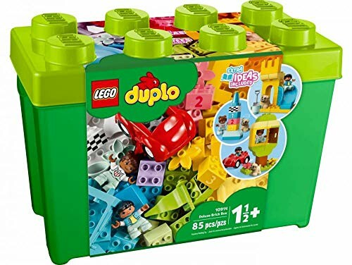 Groene LEGO Duplo doos met bouwstenen en ideeën