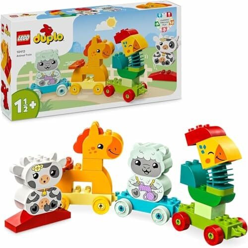 LEGO Duplo dierentrein speelgoedset met dierenfiguren.