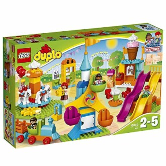Lego Duplo kermisset met glijbaan en draaimolen