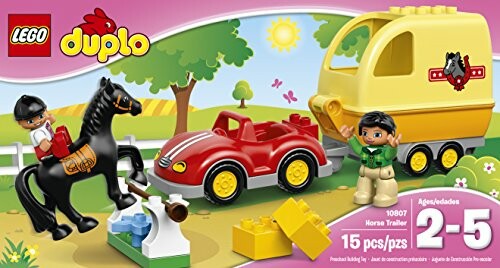 LEGO Duplo set met paardentrailer en speelgoedauto
