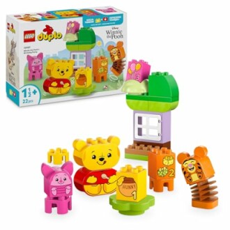 LEGO Duplo set met Winnie de Poeh-figuren.