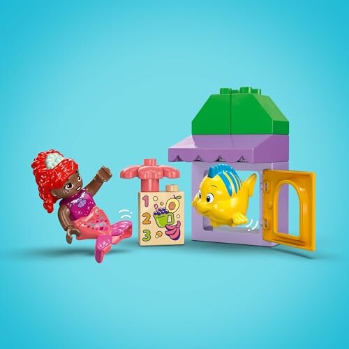 LEGO zeemeermin en vis speelgoedset