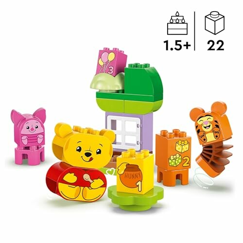 Lego-set met Winnie de Poeh en vrienden, geschikt voor kinderen vanaf 1,5 jaar.