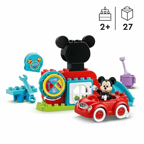 LEGO Duplo speelgoed met Mickey Mouse en auto