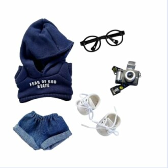Miniatuur poppenkleding en accessoires