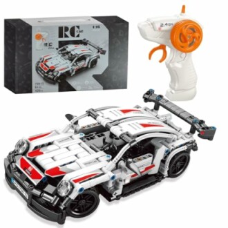 RC-auto bouwpakket met afstandsbediening en doos