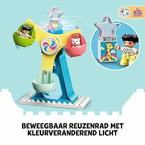 Speelgoed reuzenrad met kleurveranderend licht