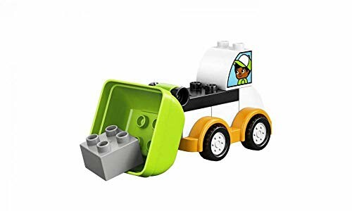 Speelgoed graafmachine met bouwstenen